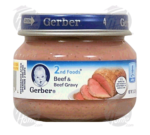 Gerber 2nd Foods Baby Foods  Beef & Beef Gravy Full-Size Picture